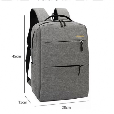 1,47 Inch Usb Charging Backpack Set 3 In 1 Komputer Oxford Waterproof Rucksack