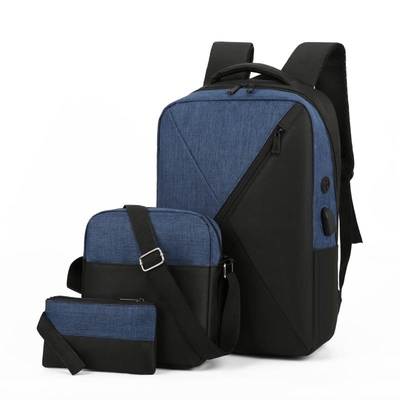 Ransel Komputer Oxford Set Ransel Laptop Unisex 3 In 1