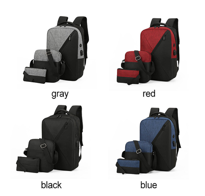 Ransel Komputer Oxford Set Ransel Laptop Unisex 3 In 1