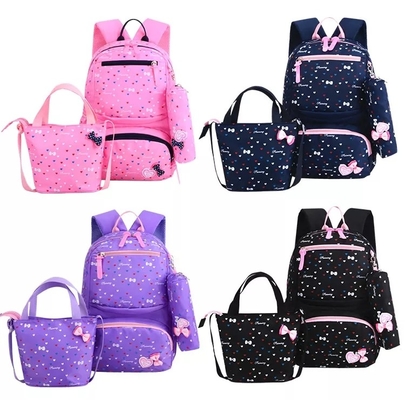 Ransel Untuk Anak Perempuan Sekolah Lucu Tas Ransel Anak-anak Tas Kotak Makan Siang Terisolasi Set Tas