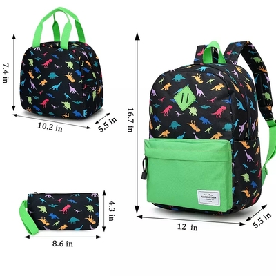 Ransel Anak-anak Tas Makan Siang Set Anak Laki-laki Dinosaurus Baru Kedatangan Perjalanan 2022 Tas Sekolah