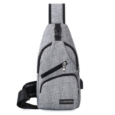 Leisure Sling Body Bag Canvas Waterproof Sling Backpacks Kapasitas Besar