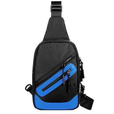 Neoprene Pria Tas Selempang Silang Tubuh Tahan Air Tas Selempang Anti Pencurian Unisex