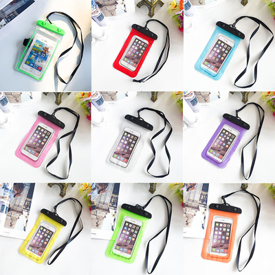 Kantong Ponsel Tahan Air Universal, Lanyard Casing Ponsel Tahan Air Mengambang Yang Jelas