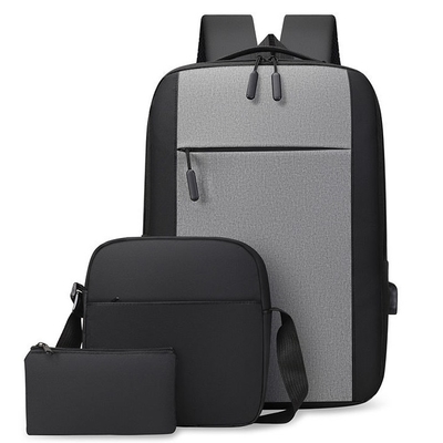 Ransel BSCI Set 3 In 1 Fashion Oxford Tiga Potong Ransel Kasual
