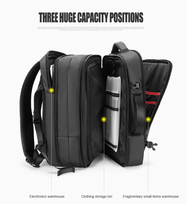 Ransel Laptop Bisnis 43.5cm OEM Multi Fungsi Ransel Cerdas Untuk Bepergian