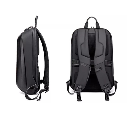 EVA Hard Case Tas Ransel Bisnis Tahan Air Dengan Port Pengisian Usb Polyester