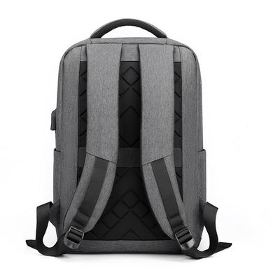 Ransel Laptop Bisnis 15,6 Inch Ransel Perjalanan Tahan Air Dengan Usb 28*16*42 Cm