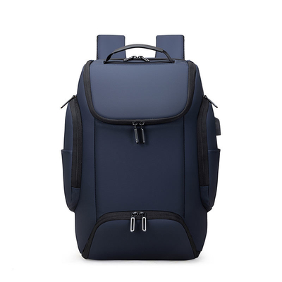 ODM Tas Ransel Laptop Perjalanan Tahan Air 15,6 Inch Anti Pencurian Pengisian Ransel