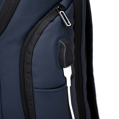 ODM Tas Ransel Laptop Perjalanan Tahan Air 15,6 Inch Anti Pencurian Pengisian Ransel