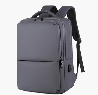 Tas Laptop Tahan Air ODM Kasual Polyester 0.44m Ransel Laptop Anti Pencurian