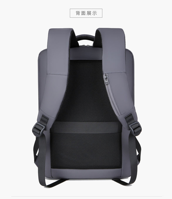 Tas Laptop Tahan Air ODM Kasual Polyester 0.44m Ransel Laptop Anti Pencurian