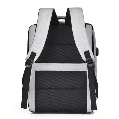 Ransel Laptop Bisnis 11,8 Inch Abu-abu Ransel Laptop Ringan Nilon