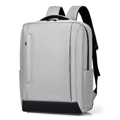 Ransel Laptop Bisnis 11,8 Inch Abu-abu Ransel Laptop Ringan Nilon