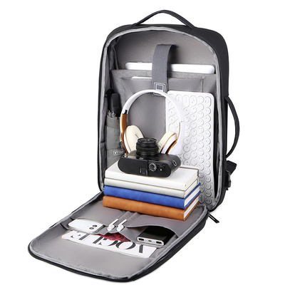 Ransel Pengisian USB Tahan Air Dengan Port USB Laptop Fashion Portabel