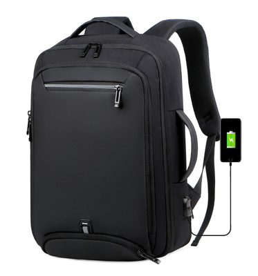 Ransel Pengisian USB Tahan Air Dengan Port USB Laptop Fashion Portabel