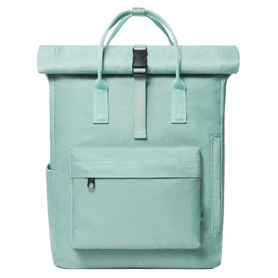 Kanvas Kustom Logo Tas Rolltop Tahan Air Tas Ransel Laptop Rolltop 40cm