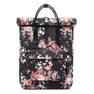 Kanvas Kustom Logo Tas Rolltop Tahan Air Tas Ransel Laptop Rolltop 40cm