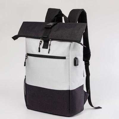 Ransel Laptop Perjalanan BSCI yang Stylish Ransel Pengisian Usb Rpet Anti Pencurian