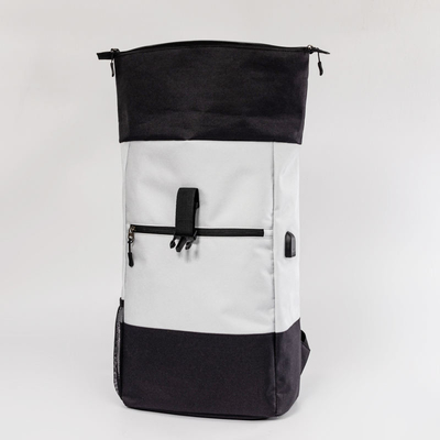 Ransel Laptop Perjalanan BSCI yang Stylish Ransel Pengisian Usb Rpet Anti Pencurian