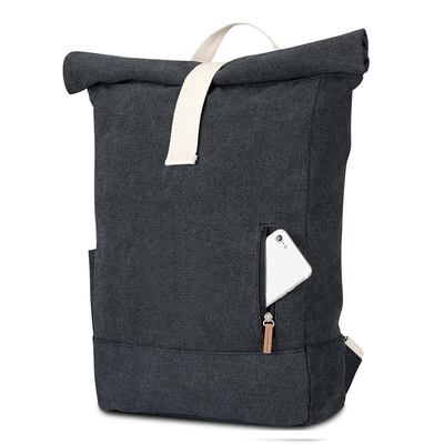 RPET Vintage Roll Top Backpack Ransel Laptop Rolltop Kokoh Tahan Air
