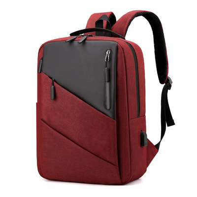 Ransel Laptop Perjalanan Reflektif Untuk Mahasiswa 15 Inch Dengan USB ISO