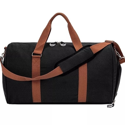 Tas Travel Anti Pencurian Unisex Warna Solid Tahan Air Tas Ransel Penyimpanan Bagasi Troli