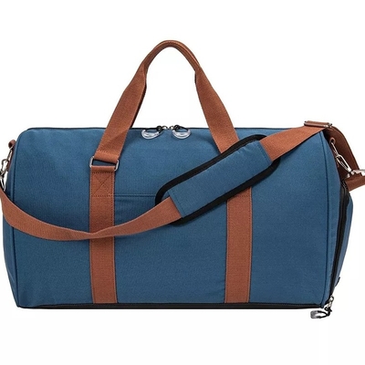 Tas Travel Anti Pencurian Unisex Warna Solid Tahan Air Tas Ransel Penyimpanan Bagasi Troli