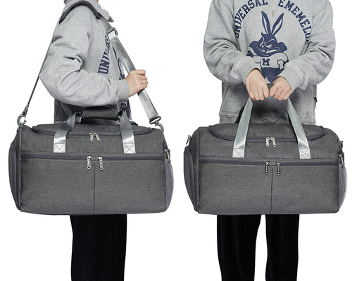 Tas Ransel Tas Ransel Anti Pencurian Gym 18&quot; Dengan Kompartemen Sepatu Saku Basah