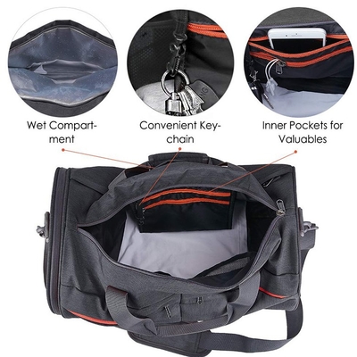 Tas Travel Olahraga Anti Pencurian Tas Ransel Gym Ringan Dengan Kompartemen Sepatu Saku Basah