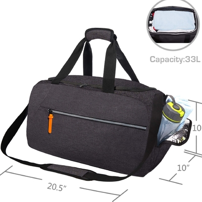 Tas Travel Anti Pencurian Polos Sederhana Tas Tahan Air Ringan Poliester