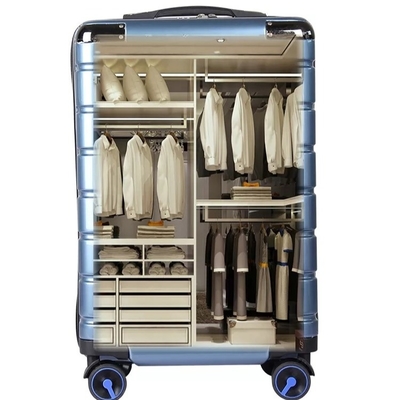 20 Inch Kata Sandi Tahan Air Bagasi Perjalanan Logo Kustom Koper Trolley Case Roda Universal