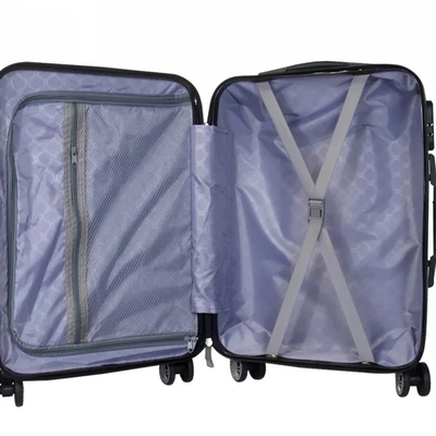 PP Aluminium Trolley Travel Bagasi Set Koper Di Atas Roda 20 Inch Hard Case Tahan Air