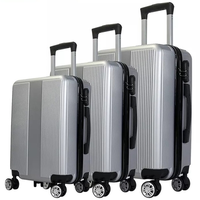 PP Aluminium Trolley Travel Bagasi Set Koper Di Atas Roda 20 Inch Hard Case Tahan Air