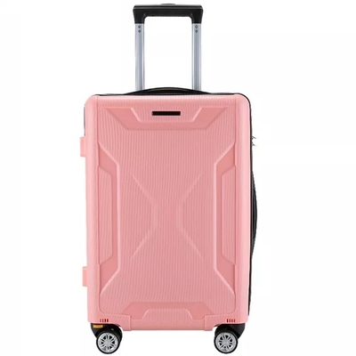 Lapisan Poliester Bagasi Cangkang Keras Set 24'' Koper Troli Kunci Bagasi Tsa 3 Pcs Pp Lanjutkan