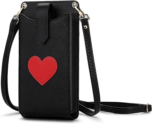 Dompet Selempang Hp Kecil Bahan Kulit Sintetis Dudukan Hp
