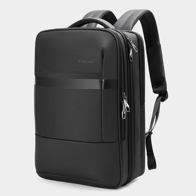 Tas Kerja Kantor Mode Untuk Pria Bisnis Perjalanan Laptop Penuh Terbuka RFID Hitam