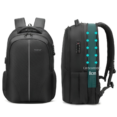 T-B3105 4A Ransel Perjalanan Bisnis Outdoor Pria yang Dapat Diupgrade Dibawa Dengan Usb Anti Pencurian