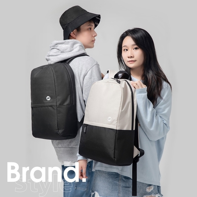 300D Kepingan Salju PVC Perjalanan Ransel Laptop Tahan Air 15.6 Inci Ringan Kasual