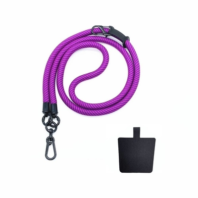 Tali Lanyard Ponsel Universal Tali Telepon Leher Nilon yang Dapat Disesuaikan untuk olahraga luar ruangan
